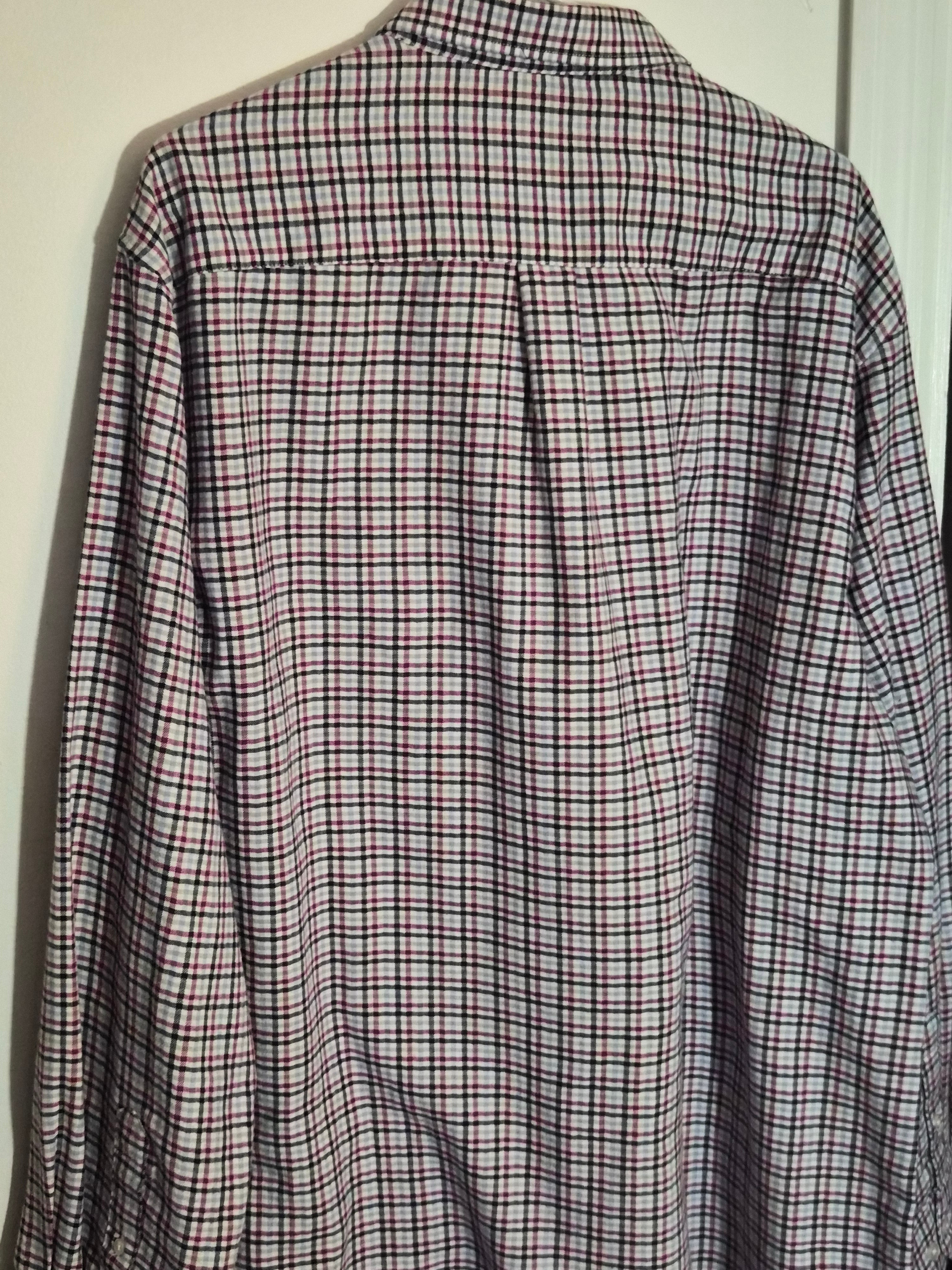 One-of-One Punk Flannel – Rolling Stones Patch – DIY Reworked Shirt XXL