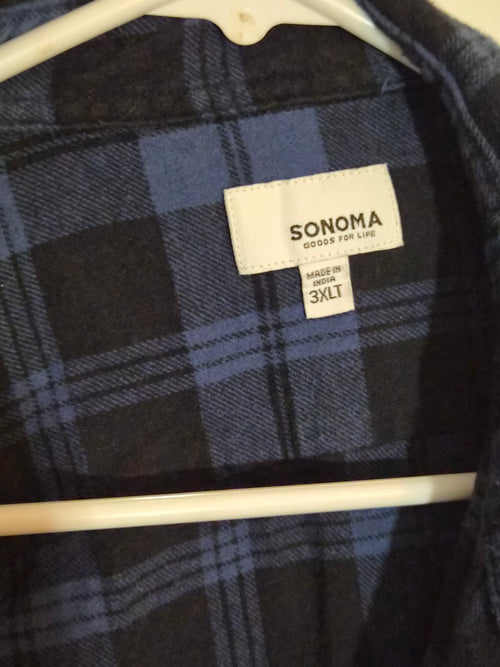 One-of-One Punk Flannel – Queen Patch – DIY Reworked Shirt 3XL