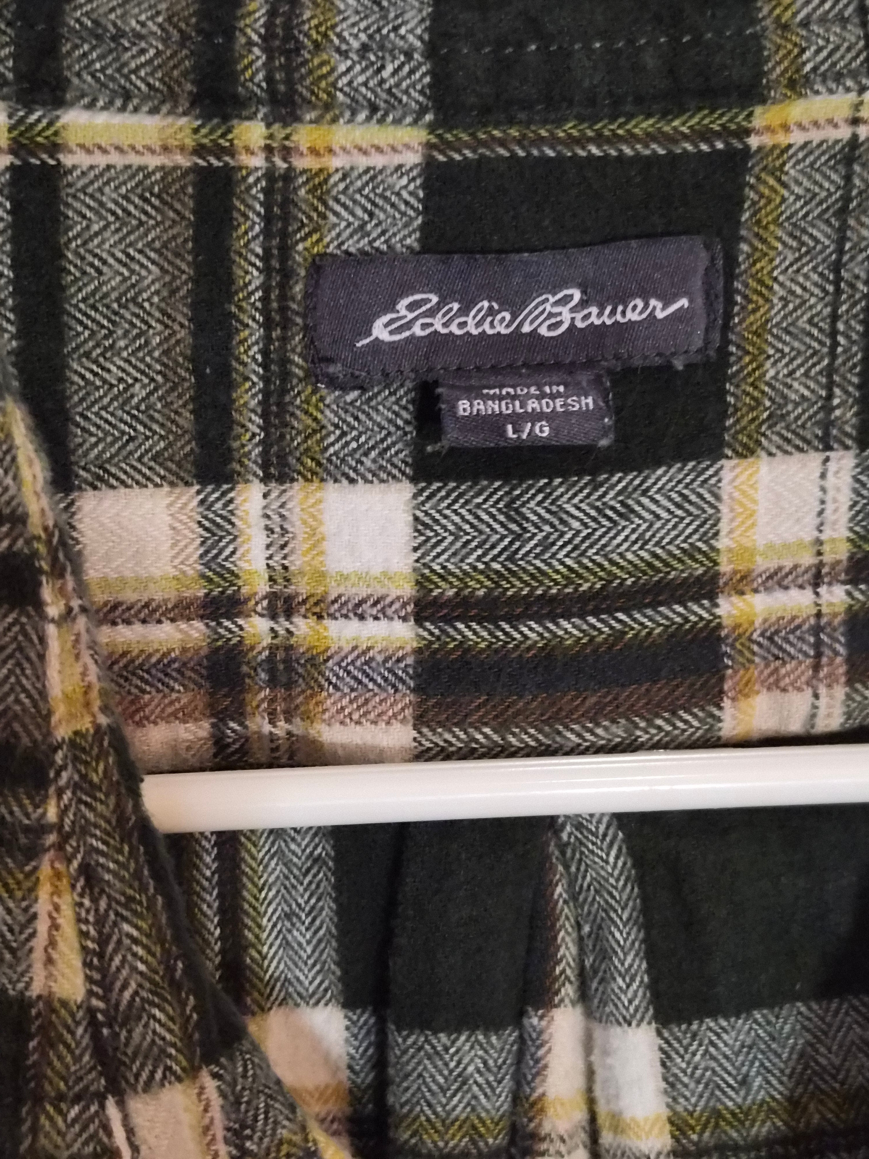 One-of-One Punk Flannel – Nirvana Patch – DIY Reworked Shirt Men's L