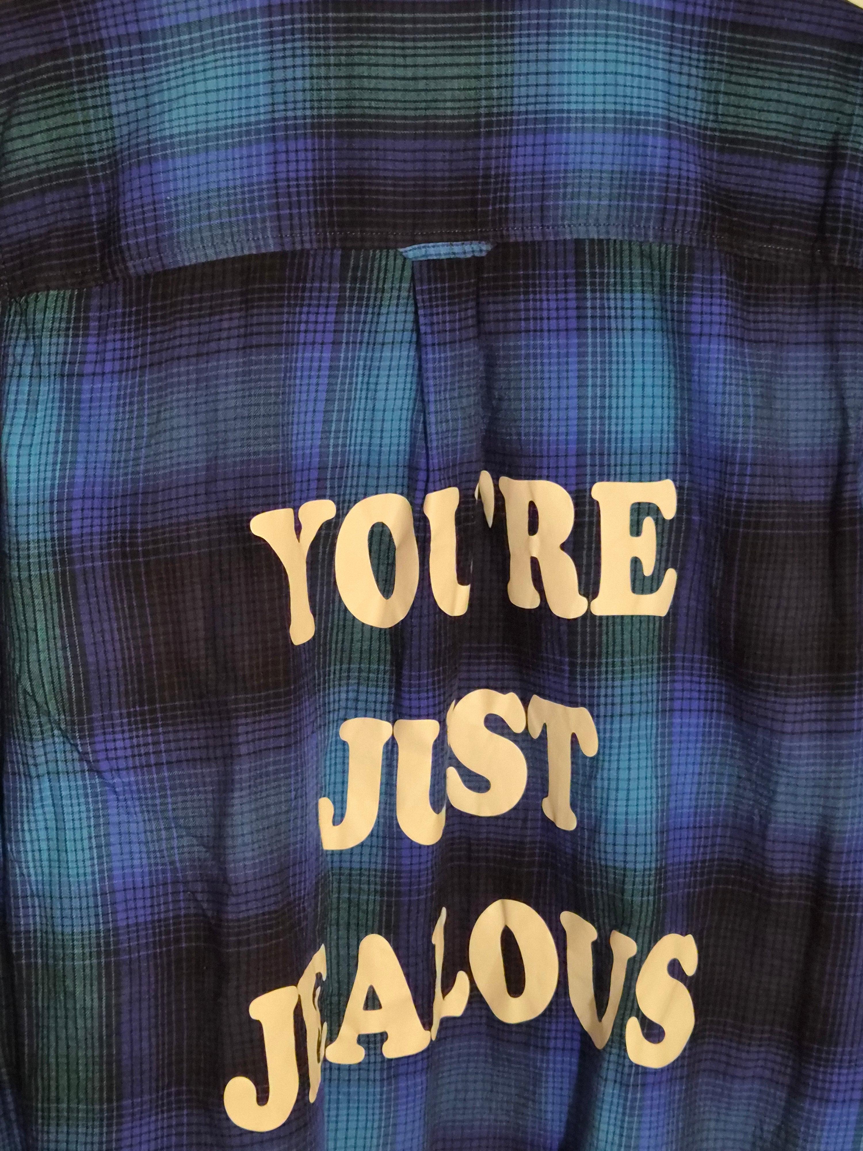 One-of-One Punk Flannel – Sex Pistols Patch – DIY Reworked Shirt XL Boyfriend Cut